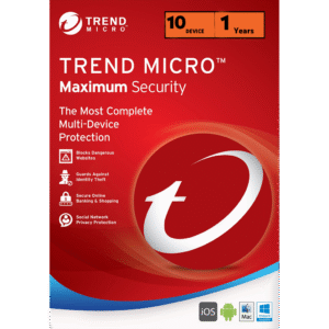 Trend Micro Antivirus – 10 Device, 1 Year آنتی ویروس ترند مایکرو 10 دستگاه 1 ساله
